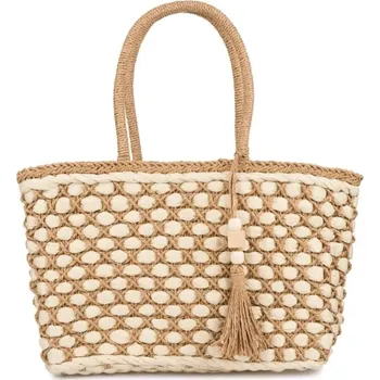 Kabelka Agrafka plážová taška béžová