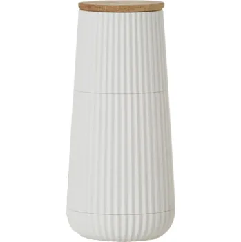 Kuchyňský mlýnek AdHoc Mlýnek na pepř/sůl, výška 150 mm, průměr 65 mm, bílý