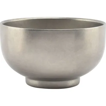 FINE 2 DINE Miska dvoustěnná, kovová, průměr 120 mm, stříbrná, 10 ks