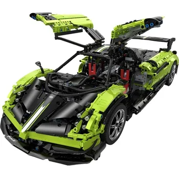 RC model auta LEAN Toys Auto RC Stavební bloky Rastar 1:8 Pagani Huyara BC, zelené