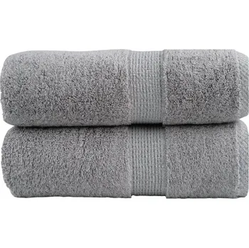 Utěrka PREMIUM RUČNÍKY SOLUND 2 KS ŠEDÉ 30X30CM 600 G/CM2