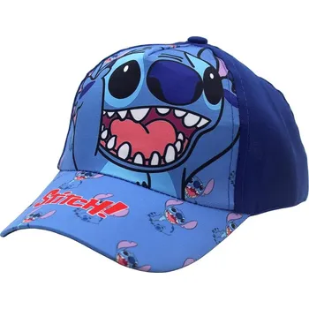Pokrývka hlavy Stitch s potiskem - dětská kšiltovka vel. M/L