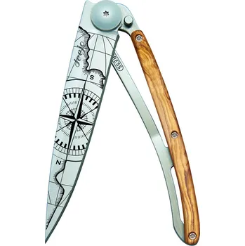 kapesní nůž Kapesní nůž Deejo 1CB054 Tattoo 37g olive wood Terra Incognita
