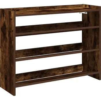 Botník Botník kouřový dub 80x25x62 cm kompozitní dřevo