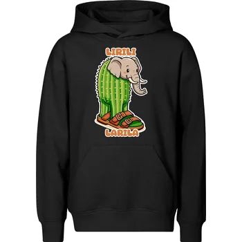 Chlapecká mikina Dětská mikina Lirili larila Barva: Černá, Velikost: 8