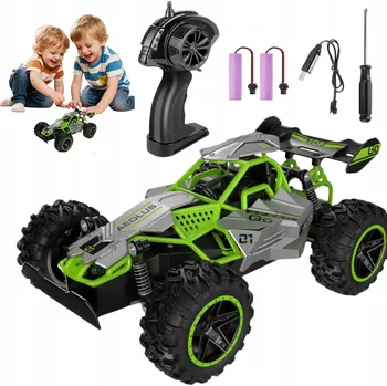 RC model auta RC AUTO NA DÁLKOVÉ OVLÁDÁNÍ 1:18 PRO DĚTI OFF-ROAD LED MONSTER TRUCK 2WD