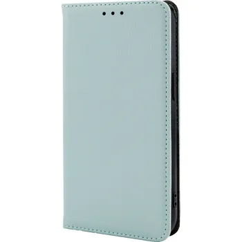 Pouzdro na mobilní telefon AlzaGuard Book Flip Case pro iPhone 13 modrozelené