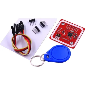 Elektronická stavebnice LaskaKit_cz RFID čtečka s vestavěnou anténou NFC RFID Mifare PN532 Čtení i zápis