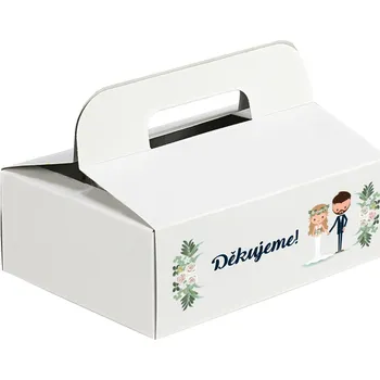 Krabička na výslužku Krabička na výslužky s girlandou