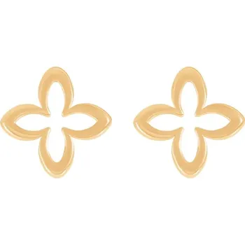 Náušnice Pozlacené náušnice Lilou 233/10/KOL/AZU/PO zlatá GLD, vel. ONE SIZE