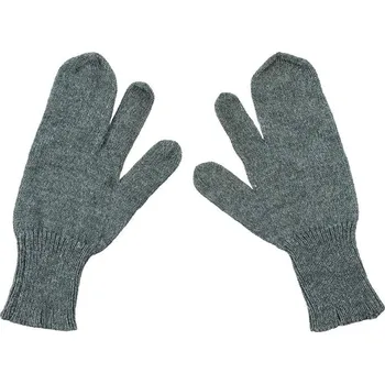 Rukavice Armáda Švýcarská Rukavice tříprsté pletené ŠVÝCARSKÉ ŠEDÉ