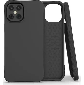Pouzdro na mobilní telefon Flexibilní gelové pouzdro Soft Color Case pro iPhone 12 Pro Max černé