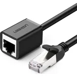UGREEN Síťový kabel RJ45 Ethernet rozšíření, Cat. 6, FTP, s 1m kovovou zástrčkou, (černá)