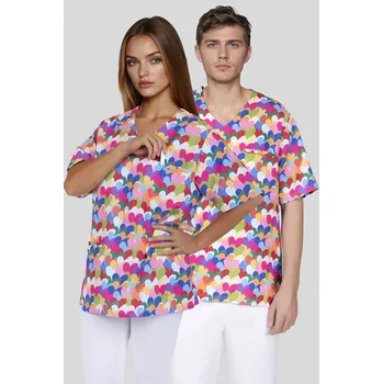 Zdravotnický oděv Gary´s Halena Uni Agáta Multi Potisk XXL