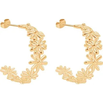 Náušnice Pozlacené náušnice Lilou Flowers 125/20/KOL/PO zlatá GLD, vel. ONE SIZE