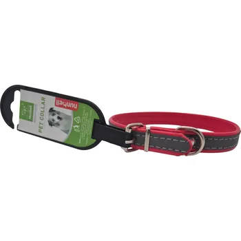 Obojek pro psa NUNBELL reflexní obojek 24-30 cm Barva: Červená