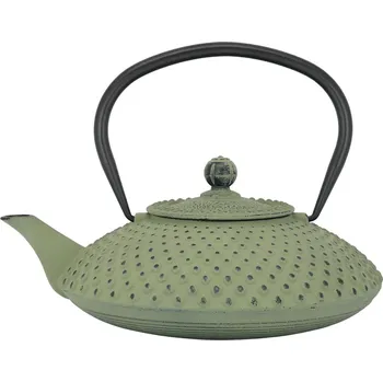 Konvice na čaj BREDEMEIJER Xilin Čajová konvice litinová, s filtrem, zelená, 1,25 l, 16,8 cm