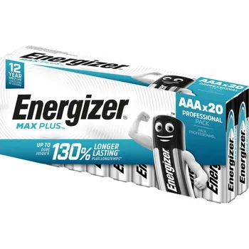 Článková baterie Energizer max plus LR03 (20BAL.)