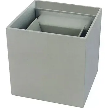 Žárovka Starlux Venkovní nástěnné LED svítidlo Umea, 8 W, 10 × 10 × 10 cm, antracit, IP54