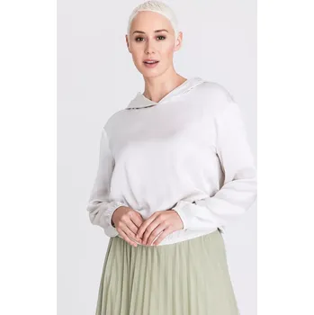 Dámská halenka TUZZI WHITE dámská halenka béžová s kapucí