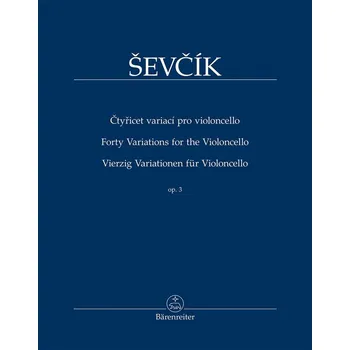 Čtyřicet variací pro violoncello op. 3 Kniha