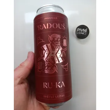 Pivo Radouš Ru-ka 12°/4,8% 0,5l
