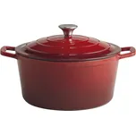 APS 5 Stars Hrnec s poklicí, výška 130 mm, průměr 280 mm, červený