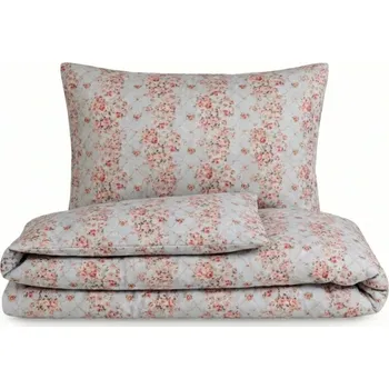 Povlečení Kvalitex Bavlněné povlečení PROVENCE COLLECTION ROSÁLIE zelená 1+2, 220x200, 70x90cm