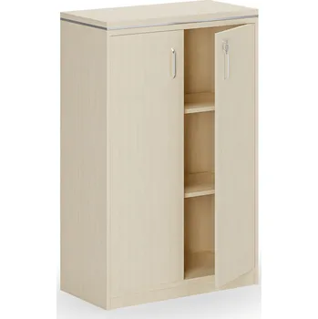 Kancelářská sestava Kancelářská skříň ARRISTO LUX, 800 x 400 x 1236 mm, bříza