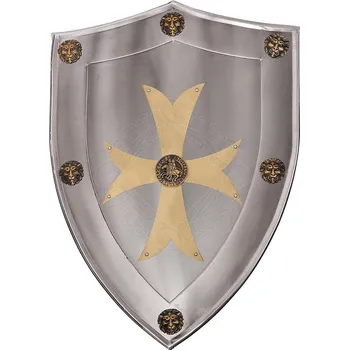 Replika zbraně Art Gladius Rustikální štít Templářských rytířů