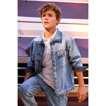 Dětská riflová bunda Mayoral 6415.7B.Junior.PPY2 modrá 95X, vel. 128