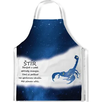 Kuchyňská zástěra Impar Štír (23.10. - 22.11.) - modrá