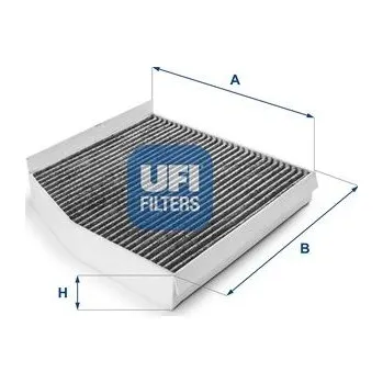 Klimatizace automobilu Filtr, vzduch v interiéru UFI 54.236.00