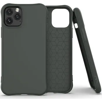 Pouzdro na mobilní telefon Flexibilní gelové pouzdro Soft Color Case pro iPhone 11 Pro tmavě zelené