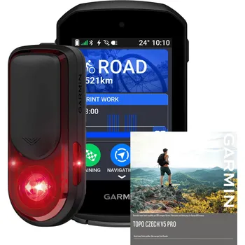 GPS navigace Garmin Edge 850 + radar Varia RearVue 820 + dárek