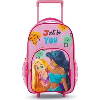 Arditex Dětský cestovní batoh na kolečkách PRINCEZNY růžový 36 cm