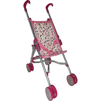 Kočárek pro panenku Sparkys Dětský kočárek golfky - růžový