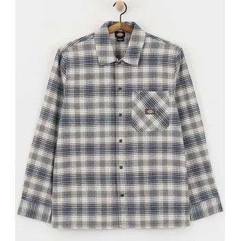 Pánská košile Dickies Forest Check (charcoal) L, šedá