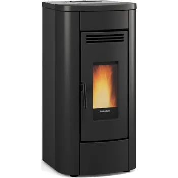 Krbová kamna Extraflame Klaudia Plus černá, s rozvodem horkého vzduchu