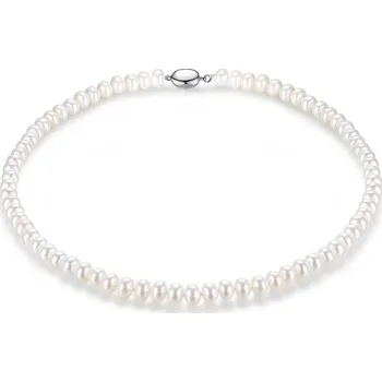 Řetízek Olivie Perlový náhrdelník RIVER 7419 Ag 925; ≤29 g.