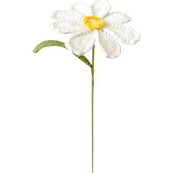 umělá květina ANNAM Háčkované květiny Gerbera, 11 × 41 cm