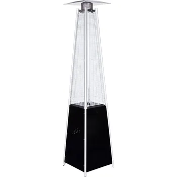 Infrazářič MultiGarden Terasový plynový ohřívač se skleněným krytem BFH-A-PC, 13 kW, černý