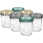 Browin Sklenice zavařovací s utlačovačem 346 ml 6 ks