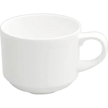 CHURCHILL Alchemy Kávový šálek, 170 ml, bílý, stohovatelný, 24 ks