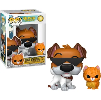 Figurka Funko POP! 1705 Oliver & Company - Dodger With Oliver Limited Chase Edition + OCHRANNÝ OBAL