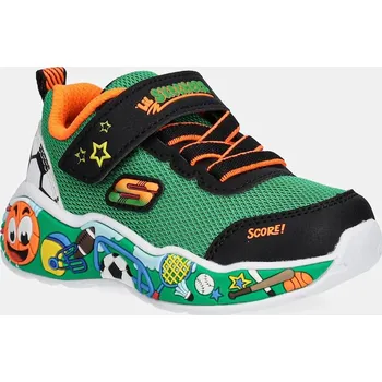 Chlapecké tenisky Dětské sneakers boty Skechers PLAY SCENE 407312N zelená 77X, EUR 26