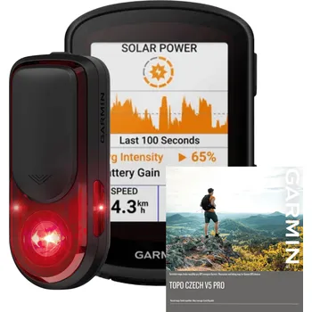GPS navigace Garmin Edge 840 Solar + radar Varia RearVue 820 + dárek