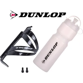 Láhev Cyklistická láhev na vodu DUNLOP s uchycením na kolo, 750 ml Vyber barvu :: Bílá