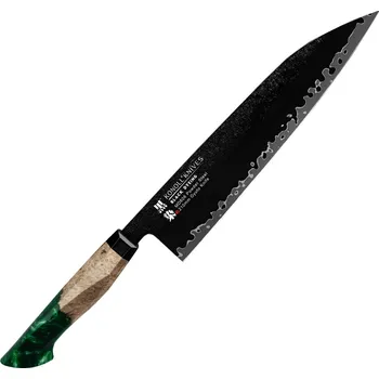 Kuchyňský nůž Konoll Knives Kuchyňský nůž Chef/Kiritsuke 210 mm Konoll® Black Dyeing