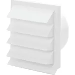 Naber K-Jal 150 WH | venkovní mřížka se zpětnou klapkou bílá (FLOW), 4044044